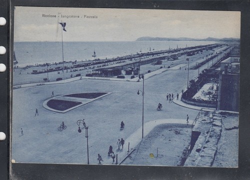 Cartolina riccione lungomare - cartolina,