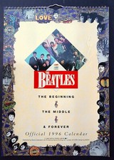 Calendario ufficiale 1996 The Beatles  The beginning,the middle and forever
