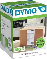 Etichette Originali Dymo S0904980 - 104x159 mm Bianco - Rotolo da 220 Etichette