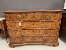 IMPORTANTE ANTICO CASSETTONE DELLA FINE DEL 600 IN NOCE LOMBARDO VENETO 21932