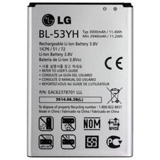 LG Batteria originale BL-53YH per G3 D855 3000mAh Nuova Bulk pila di ricambio