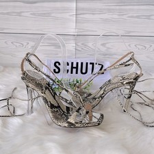 SCHUTZ "Vikki" Snakeskin