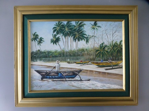 Original oil canvas painting