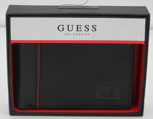 Portafoglio guess uomo nero - guess,