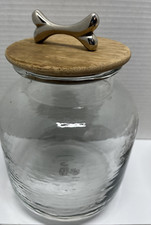 Biscottiera in vetro con