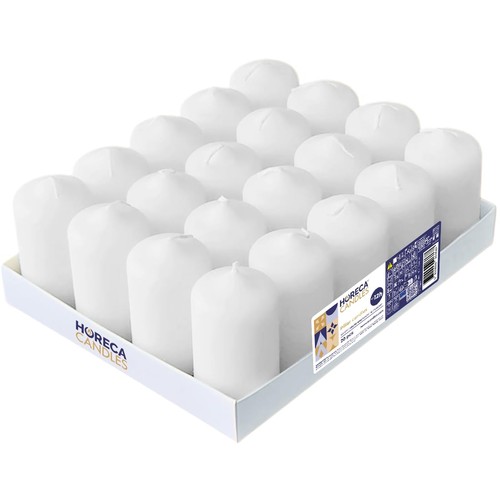 Candele colonna bianche - -,