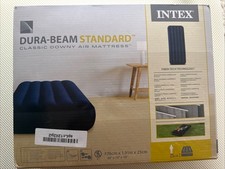 INTEX Classic Downy Materasso Gonfiabile 191 X 76cm - Blu Notte (64756)