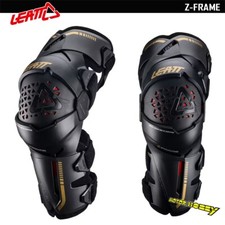 COPPIA GINOCCHIERE TUTORI CROSS ENDURO LEATT Z-FRAME TAGLIA S NERO