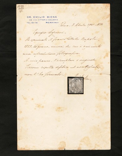Certificato autenticita - di,