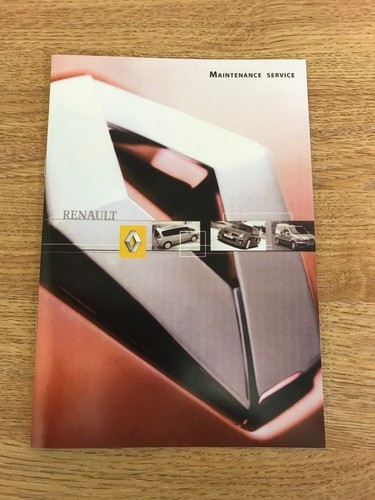 Renault service book - book, nuovo