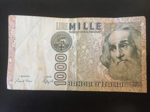 Banconota lire mille marco - banconota,