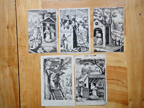 1664 cinque incisioni - incisioni, di