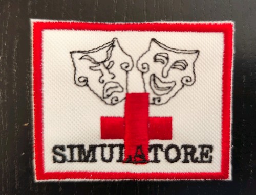 Patch croce rossa - rossa, italiana