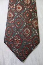 ROCCOBAROCCO 100% SETA SILK TIE CRAVATTA NECKTIE MADE ITALY VINTAGE CLASSIC