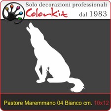 Adesivo Cane Pastore Maremmano