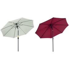 Outsunny Ombrellone Rotondo