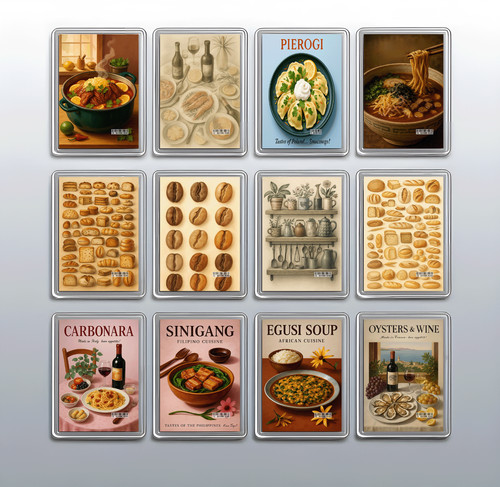 Food lovers fridge magnet - food,