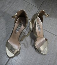 Scarpe Donna con plateau Tg. 35 Vera Pelle con Tacco