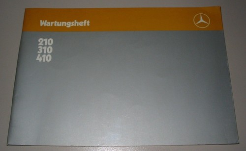 Wartungsheft mercedes 210 310 - mercedes,