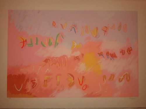 Litografia firmata nucara - litografia,