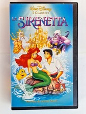 Videocassetta VHS FILM "LA SIRENETTA" (1991) WALT DISNEY I CLASSICI
