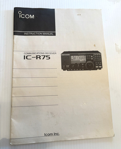 Icom r75 - icom, manuale