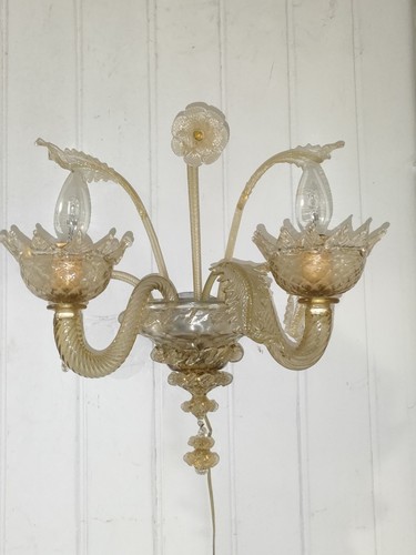 Coppia applique vetro di - vetro,