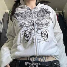 Felpa gotica donna stampa - , y2k