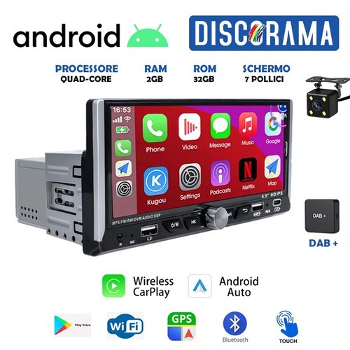 Autoradio android 2gb ram - 2gb, 7
