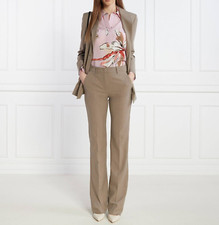 Camicia in seta rosa a