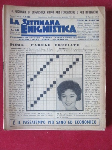 Settimana enigmistica 1375 - settimana,