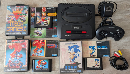 Console gioco sega mega - di,