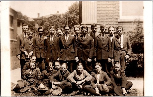 Rppc antico gruppo foto - rppc,