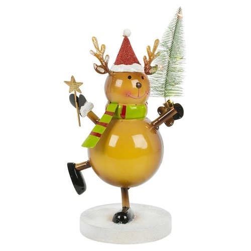 Statuina metallo festiva - statuina,