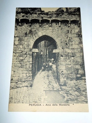 Cartolina perugia arco della - perugia,