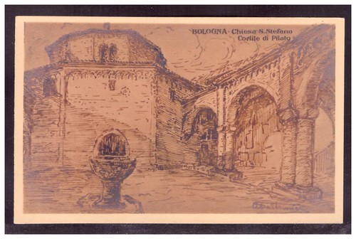 Cartolina chiesa stefano - chiesa,
