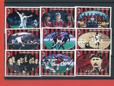 GRANDE MILAN Francobolli: serie 9 valori ST VINCENT  - Van Basten GULLIT Rivera