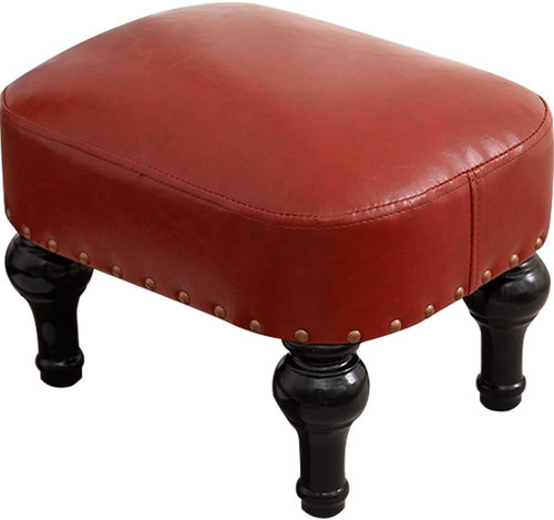 Poggiapiedi vintage pelle - vintage,