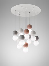 Sfera lampadario soggiorno