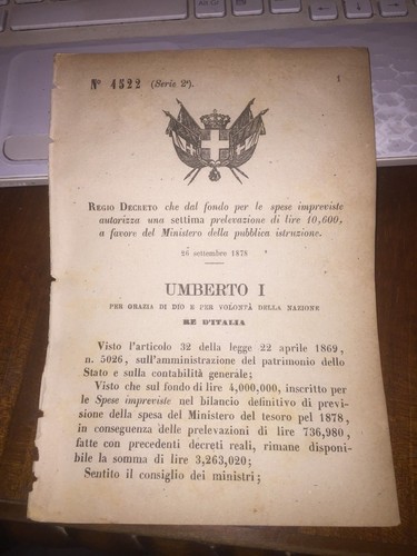 Regio decreto aut - 7^prel, x
