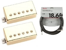 Seymour Duncan SH-55b & SH-55n Seth Lover Gold Humbucker Pickup Set (FENDER 18')
