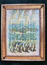 DIPINTO COPIA "RAGAZZA CHE CORRE SUL BALCONE" di GIACOMO BALLA