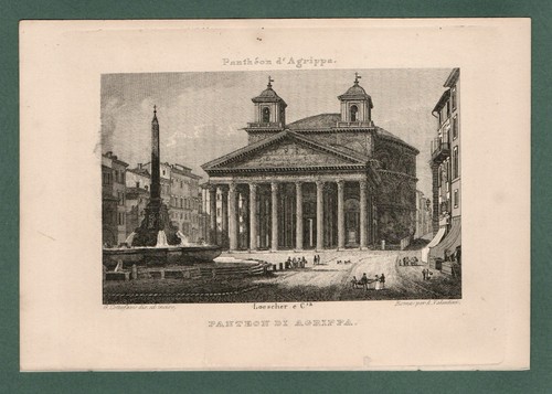 Roma pantheon agrippa - di,