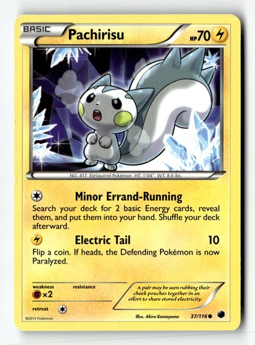 Pokemon card pachirisu - pokemon, normal