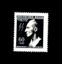 Francobollo Germania BOEMIA MORAVIA - 1943 semipostale Reinhard Heydrich 1° r68?