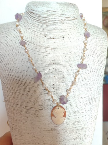 Collana donna cammeo - donna,
