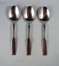 Oneida Stainless China DANFORTH 3 Oval Soup Spoon 7"