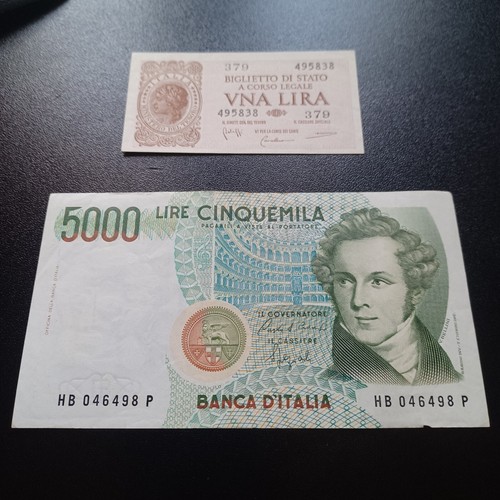Vecchie banconote lira - 1,