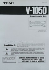 Teac 1050 nastro cassetta - -,