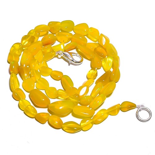 Collana perline lisce opale - collana,